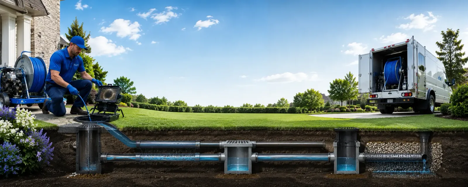 Outdoor drain cleaning information for Plainville, IN