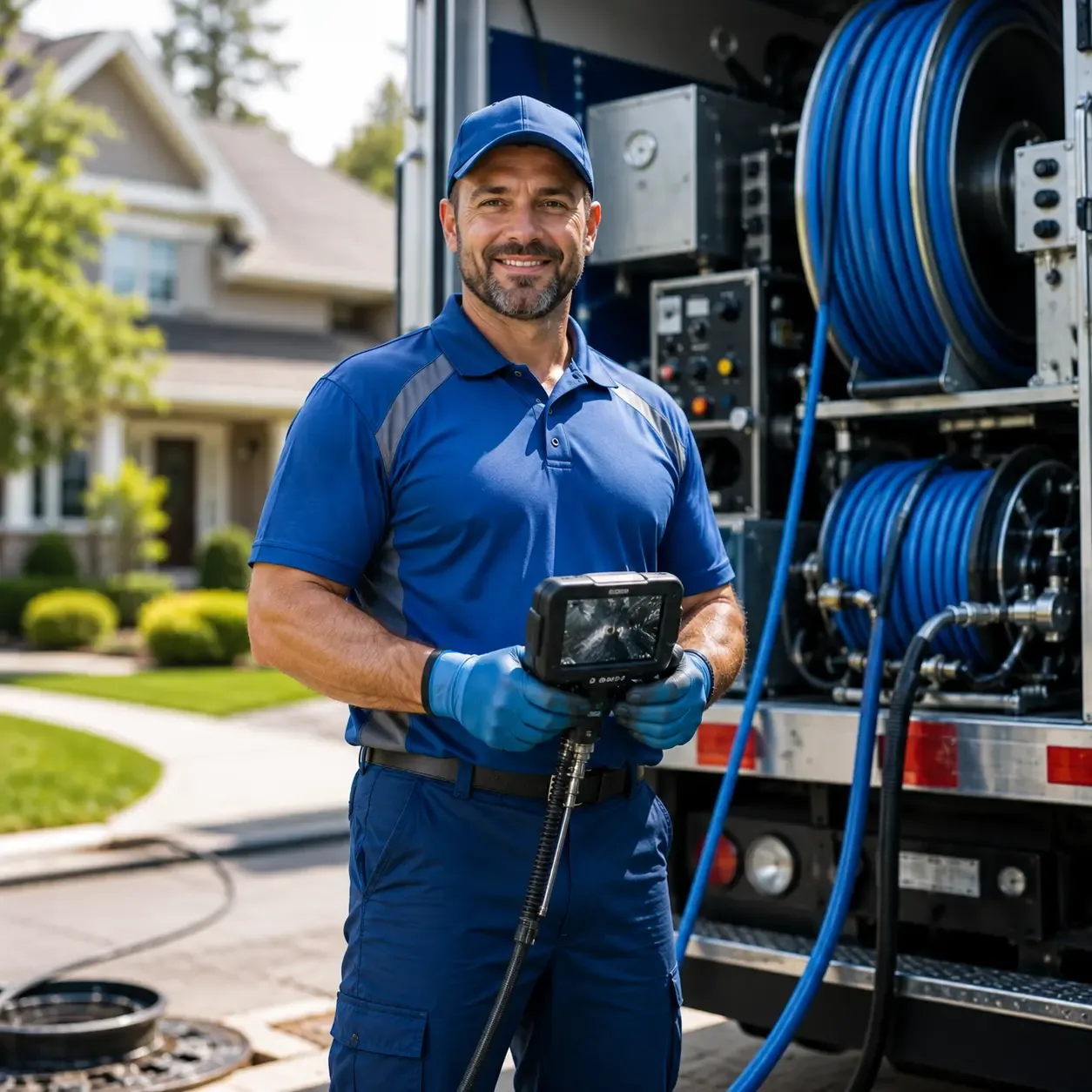 Local outdoor drain cleaning specialists in Plainville, IN